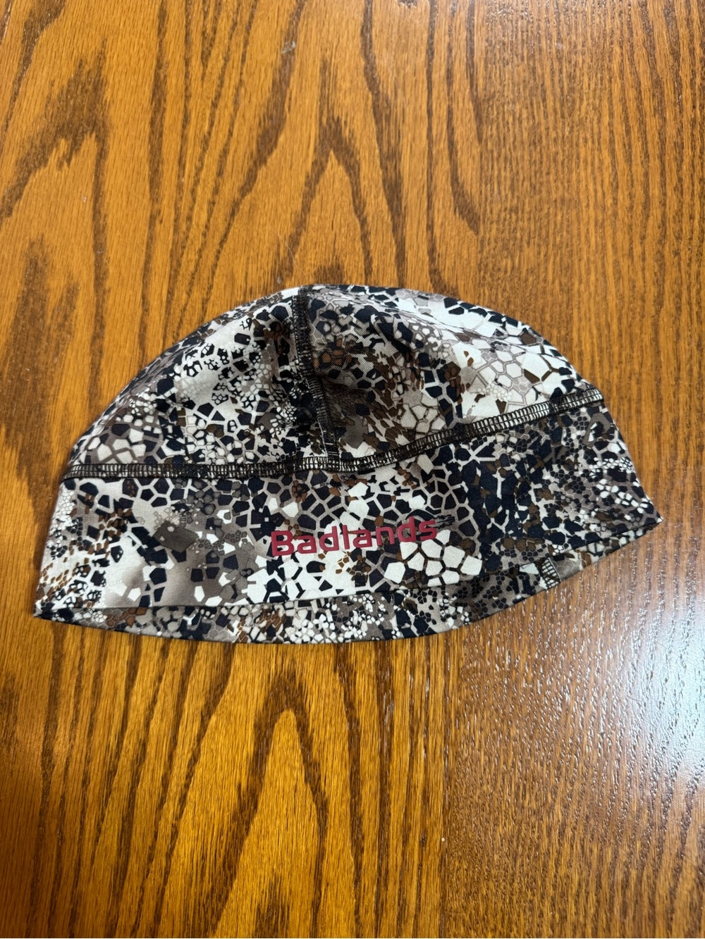 Kids Beanie - Brown/Black Pattern
